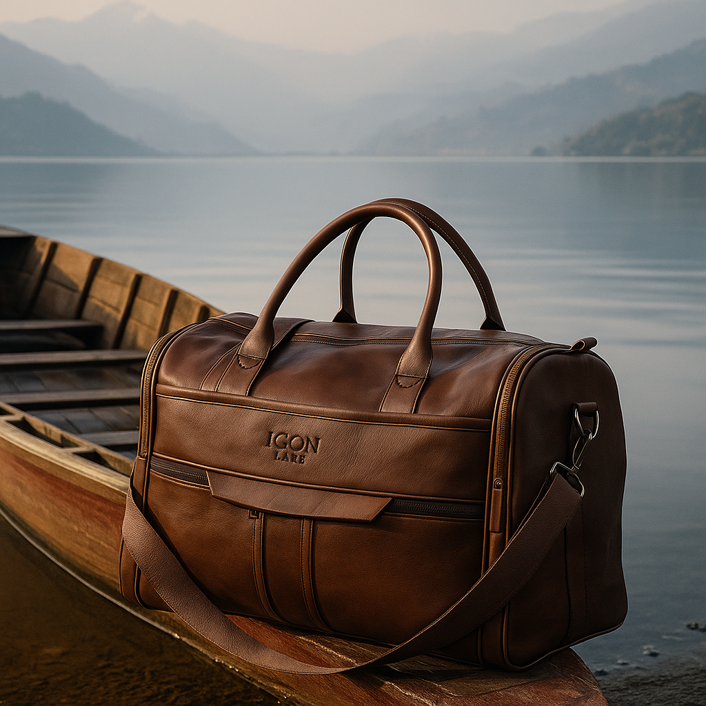 🧳✨ Premium PU Leather Bag – Stylish Travel Companion