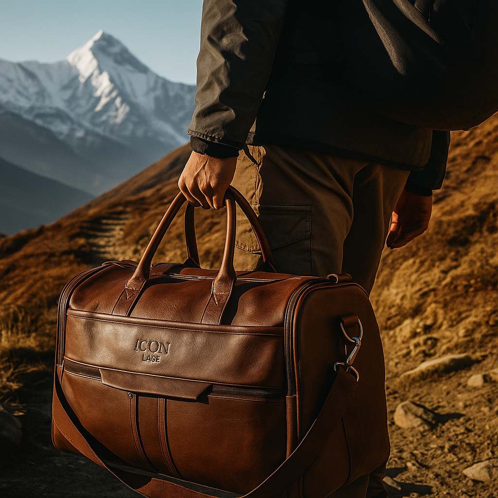 🧳✨ Premium PU Leather Bag – Stylish Travel Companion
