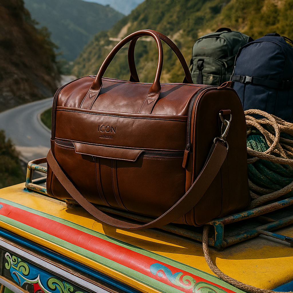 🧳✨ Premium PU Leather Bag – Stylish Travel Companion