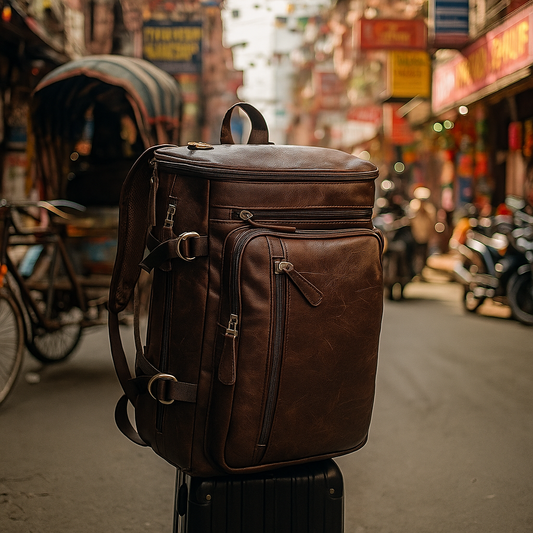 👜🎒💼 3-in-1 Leather Bag – Backpack, Handbag & Shoulder Bag in One! ✨