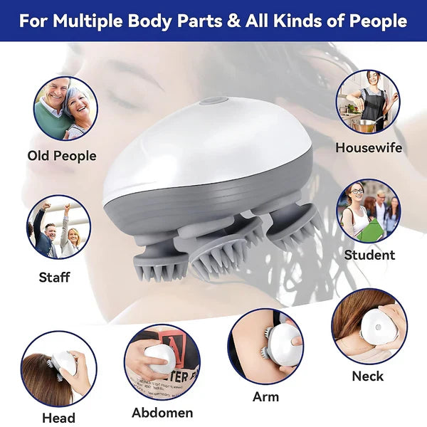 Electric Head Massager | Relieve Stress & Pain