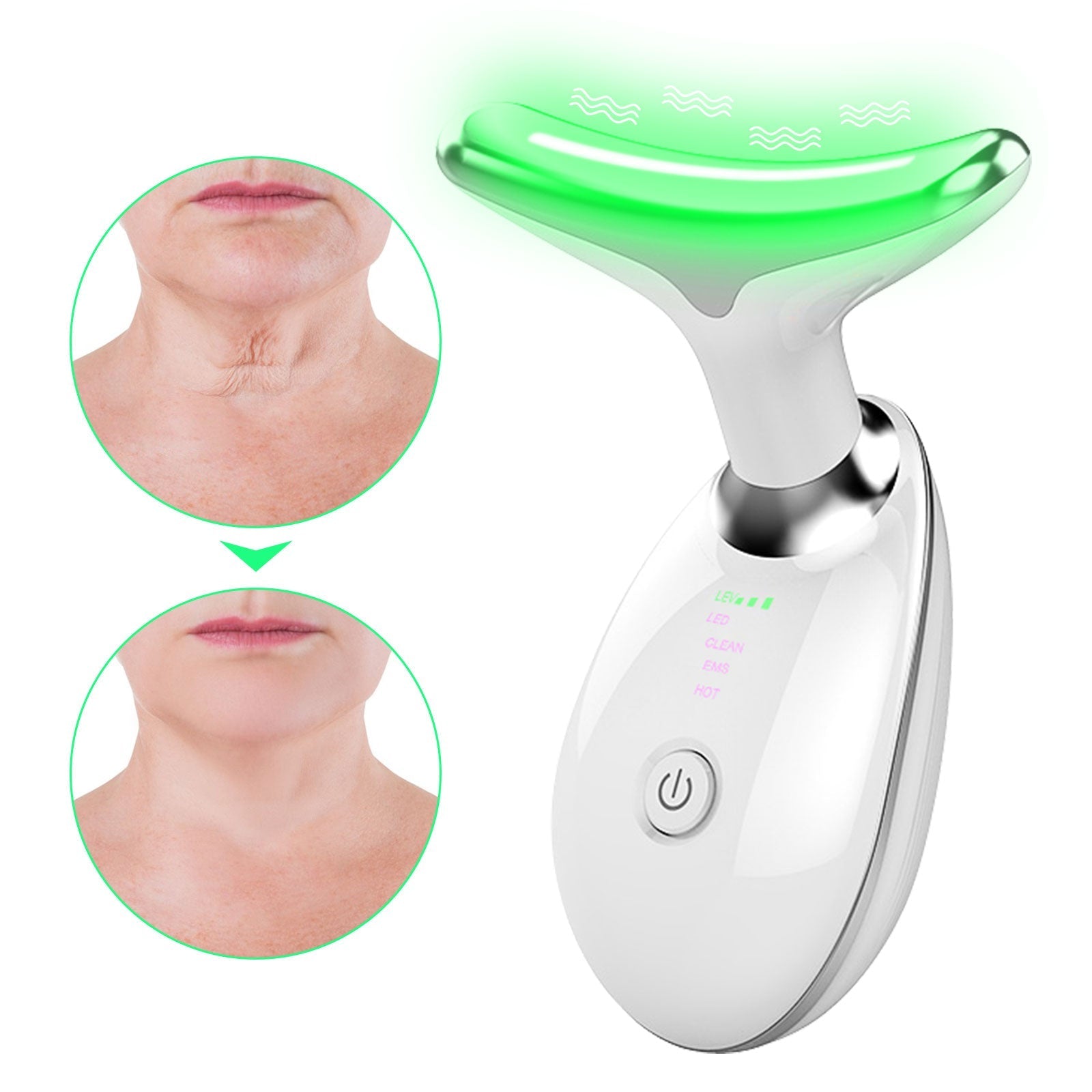 Anti Wrinkles Neck Face Massager, Beauty Massager for Face and Neck