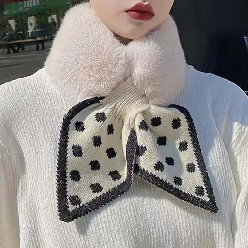 2 pcs Warm Plush Scarf