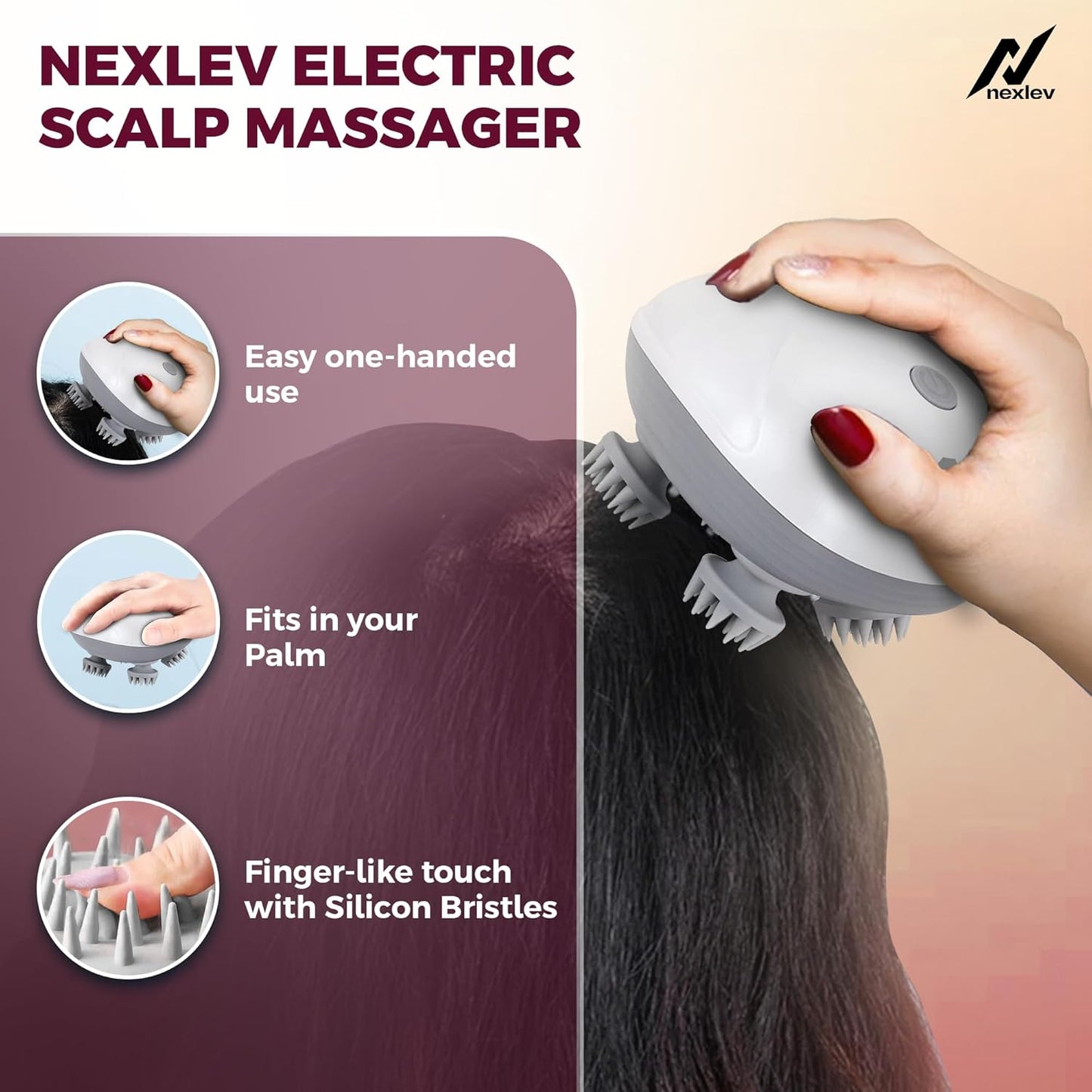 Electric Head Massager | Relieve Stress & Pain