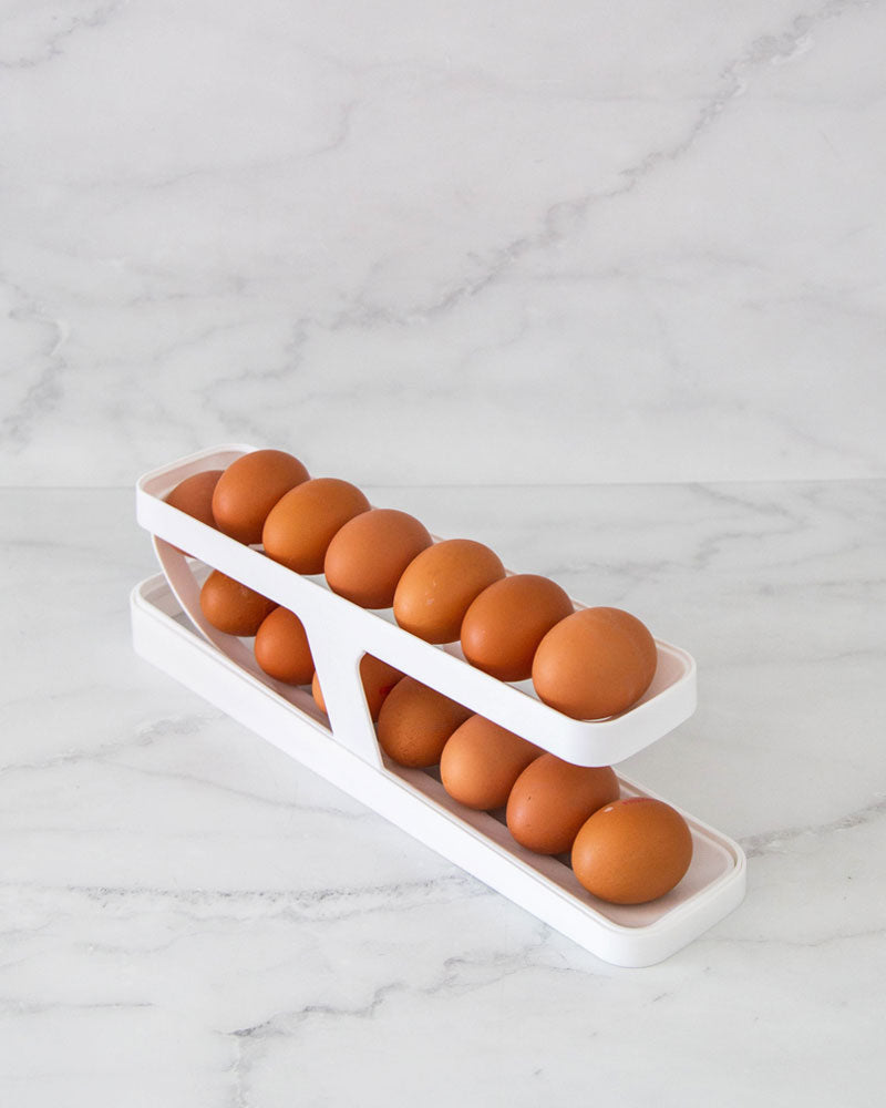 2 pcs Egg Storage Dispenser