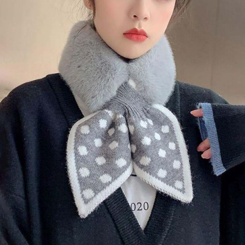 2 pcs Warm Plush Scarf