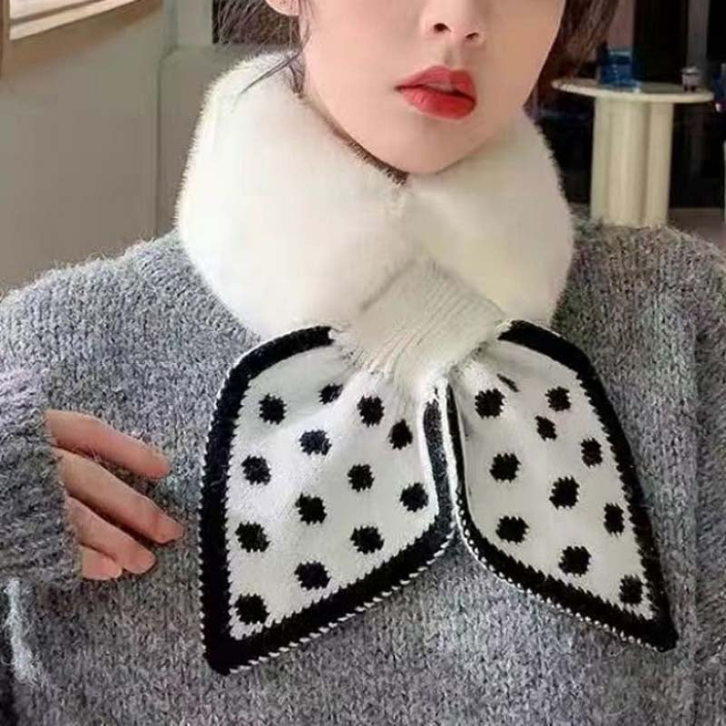 2 pcs Warm Plush Scarf