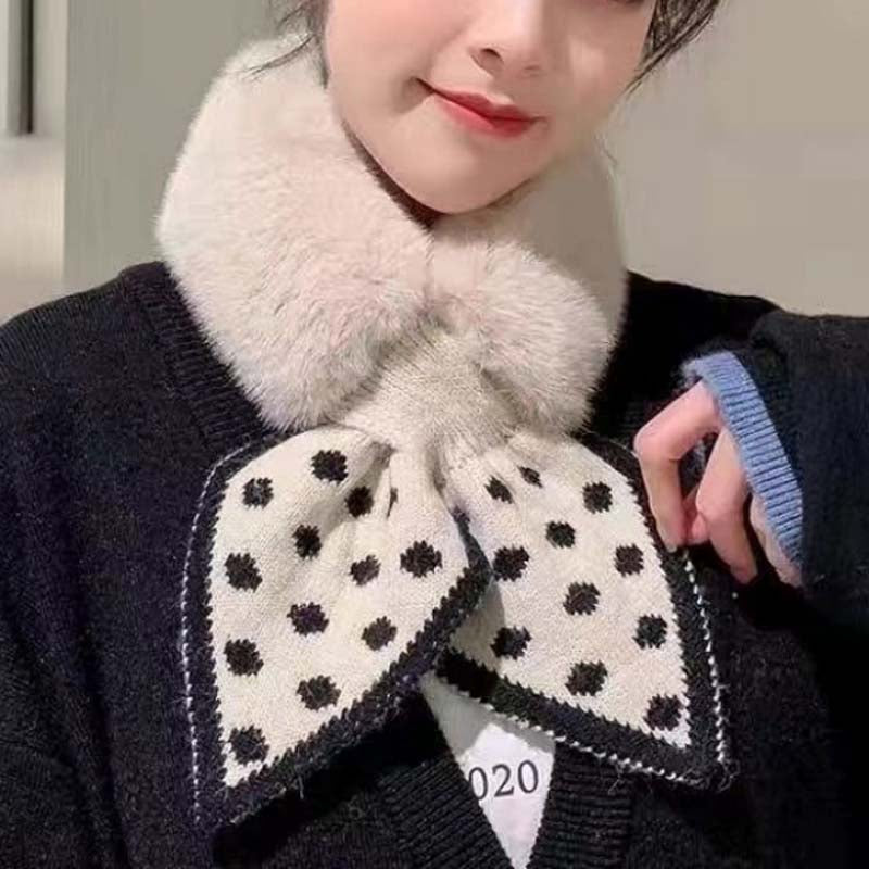 2 pcs Warm Plush Scarf