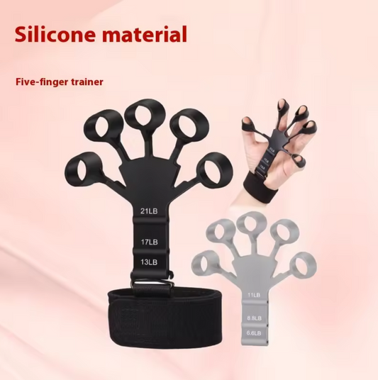 💪✋ Hand Grip Strengthener | 6-Level Resistance Grip Trainer