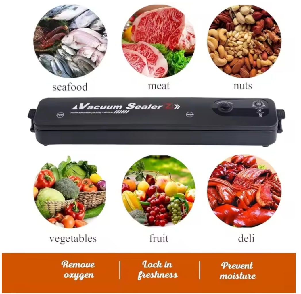 🍱✨ Vacuum Sealer – Keep Food Fresh, Longer! 🥦🥩