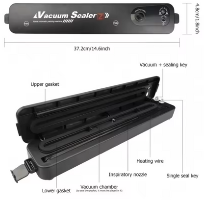 🍱✨ Vacuum Sealer – Keep Food Fresh, Longer! 🥦🥩