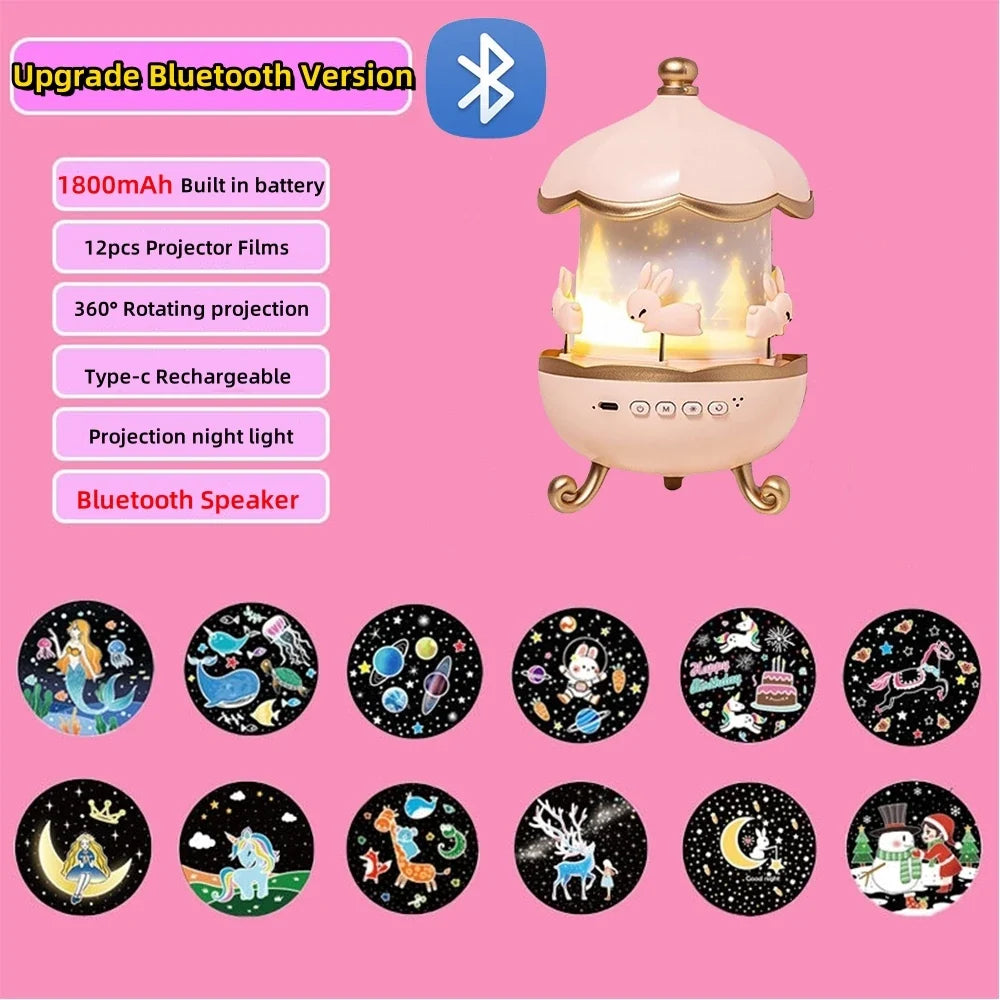 🌟💫 📽️Star Projector for Kids 12 Films Star Lights for Ceiling Projector Baby Night Lamp with  Exquisite Gifts